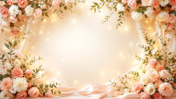 Mahesh and Pravalika wedding illustration